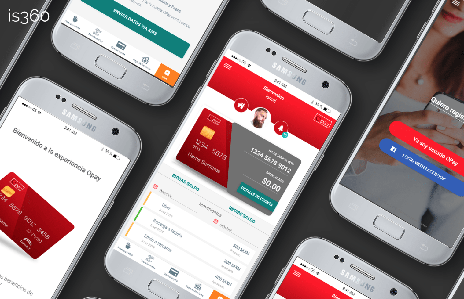 Diseño UI UX para Opay