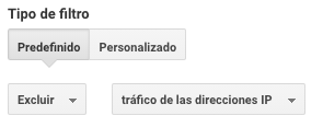 trafico de las direcciones ip google analytics